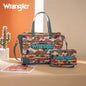 Wrangler Aztec Print Tote/Crossbody Wallet Set