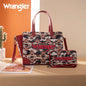 Wrangler Aztec Print Tote/Crossbody Wallet Set