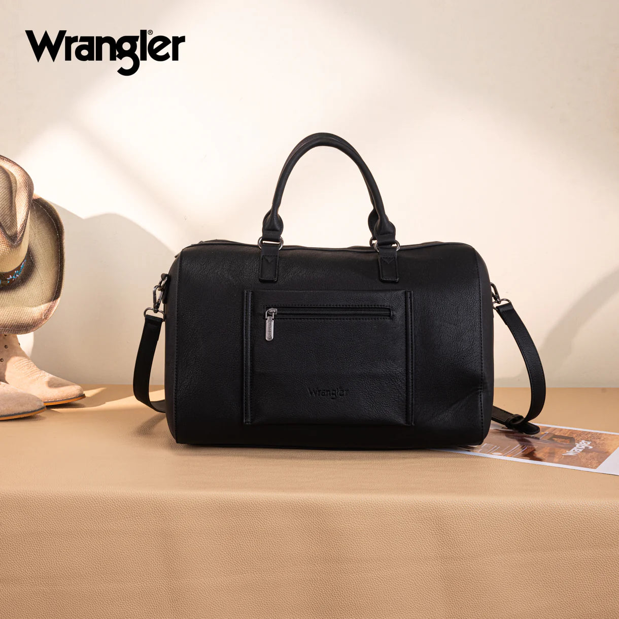 Wrangler Horseshoe Cutout Duffle/Crossbody