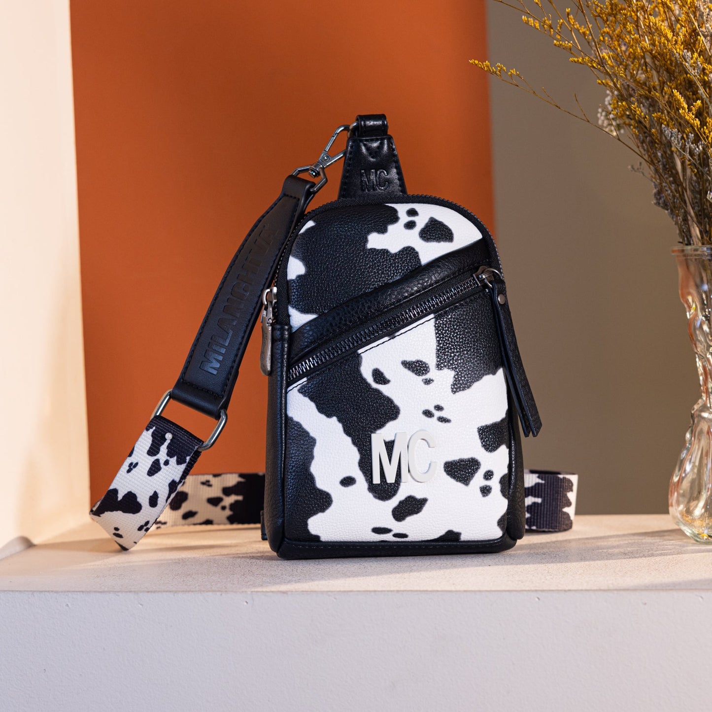 Milan Chiva Sling Bag/Crossbody/Chest Bag -Black