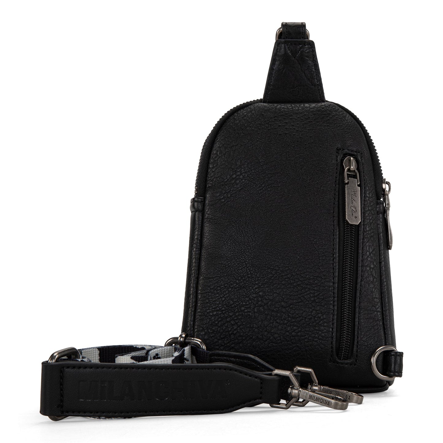Milan Chiva Sling Bag/Crossbody/Chest Bag -Black