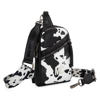 Milan Chiva Sling Bag/Crossbody/Chest Bag -Black