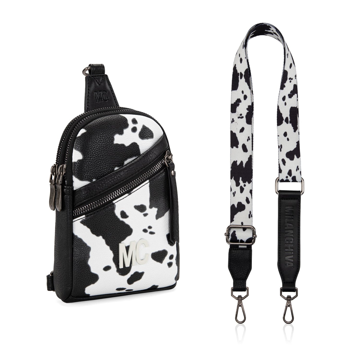 Milan Chiva Sling Bag/Crossbody/Chest Bag -Black