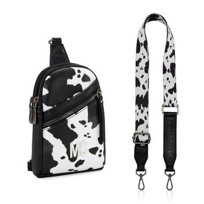 Milan Chiva Sling Bag/Crossbody/Chest Bag -Black