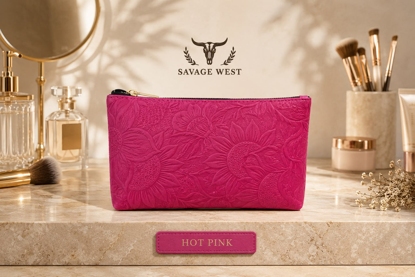 Jasmine Bloom Cosmetic Bag