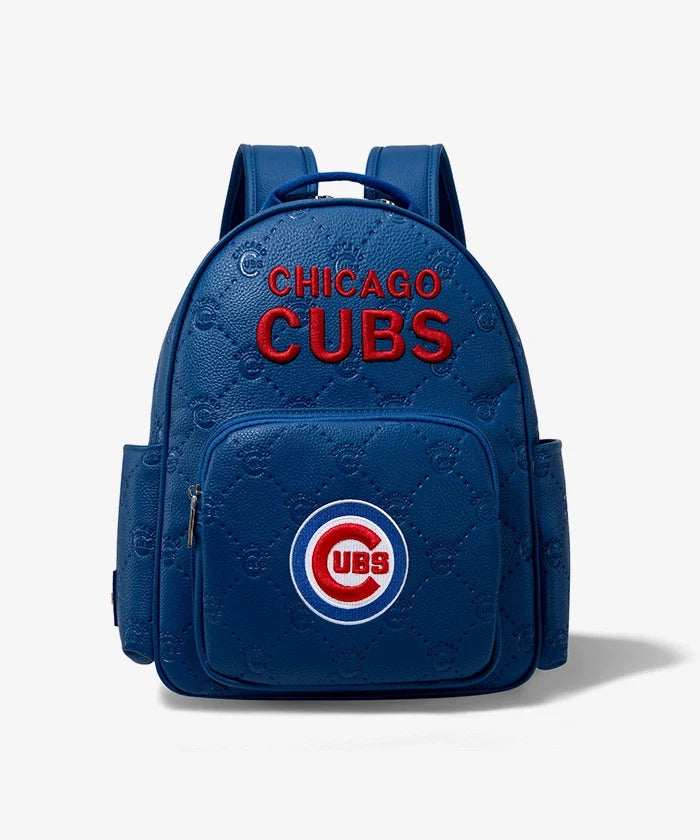 Chicago Cubs blue quilted backpack