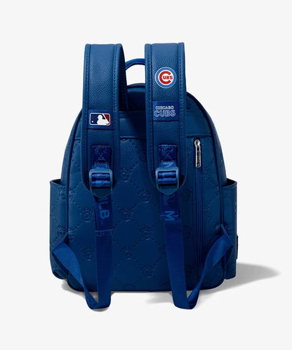 Chicago Cubs Quilted Embossed Backpack – Blue | Official MLB by Montana West