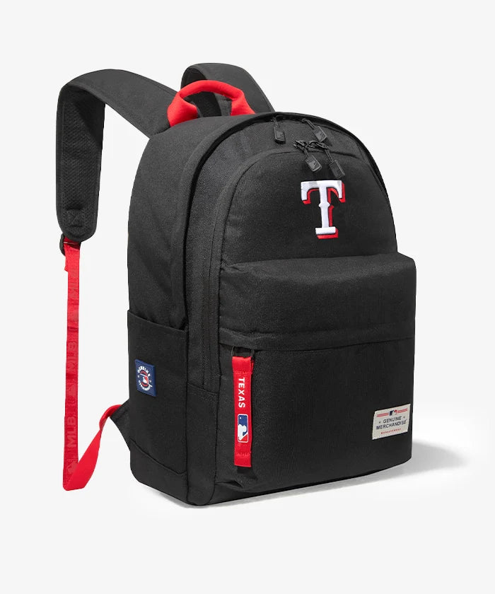 Texas Rangers black laptop backpack