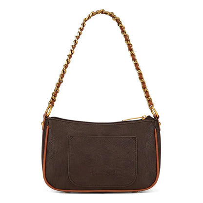 Montana West Tooled Floral Chain Shoulder Crossbody Bag
