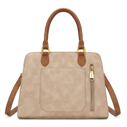 Montana West Tooled Floral Concealed Carry Satchel Crossbody Bag
