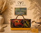 Savage Monet Garden Collection – Hand-Painted Leather Handbag