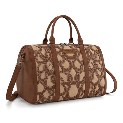 Wrangler Horseshoe Cutout Duffle/Crossbody