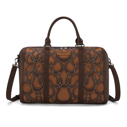 Wrangler Horseshoe Cutout Duffle/Crossbody