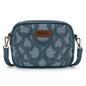 Wrangler Horseshoe Cutout Double Zip Crossbody Bag