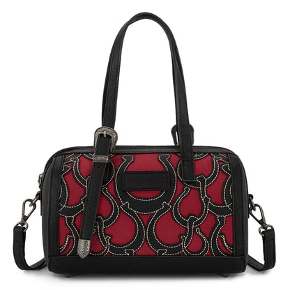 Wrangler Horseshoe Cutout Mini Boston Crossbody Bag