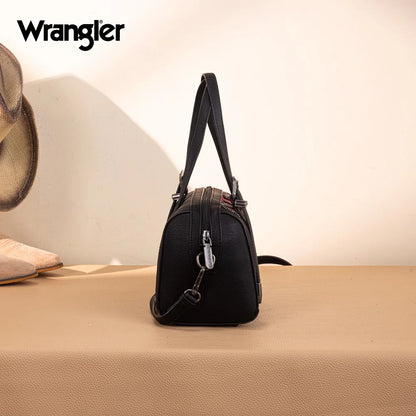 Wrangler Horseshoe Cutout Mini Boston Crossbody Bag