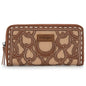 Wrangler Horseshoe Cutout Zip Around Wallet
