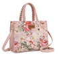 Wrangler Floral Print Braided Tote Bag