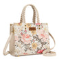 Wrangler Floral Print Braided Tote Bag