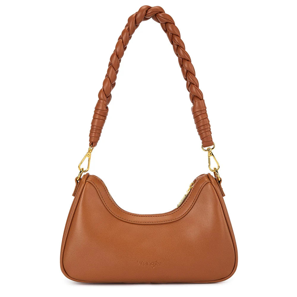 Wrangler Floral Print Braided Hobo Bag