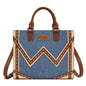 Wrangler Western Contrast Stitch Chevron Tote Bag