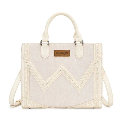 Wrangler Western Contrast Stitch Chevron Tote Bag