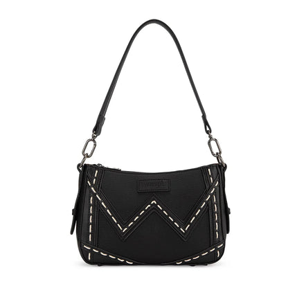Wrangler Western Chevron Contrast Stitch Satchel Bag