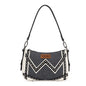 Wrangler Western Chevron Contrast Stitch Satchel Bag