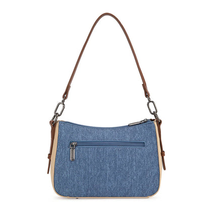 Wrangler Western Chevron Contrast Stitch Satchel Bag